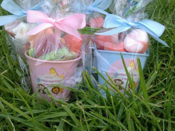 דלי מתוק - מתנה לאורחים ביום הולדת