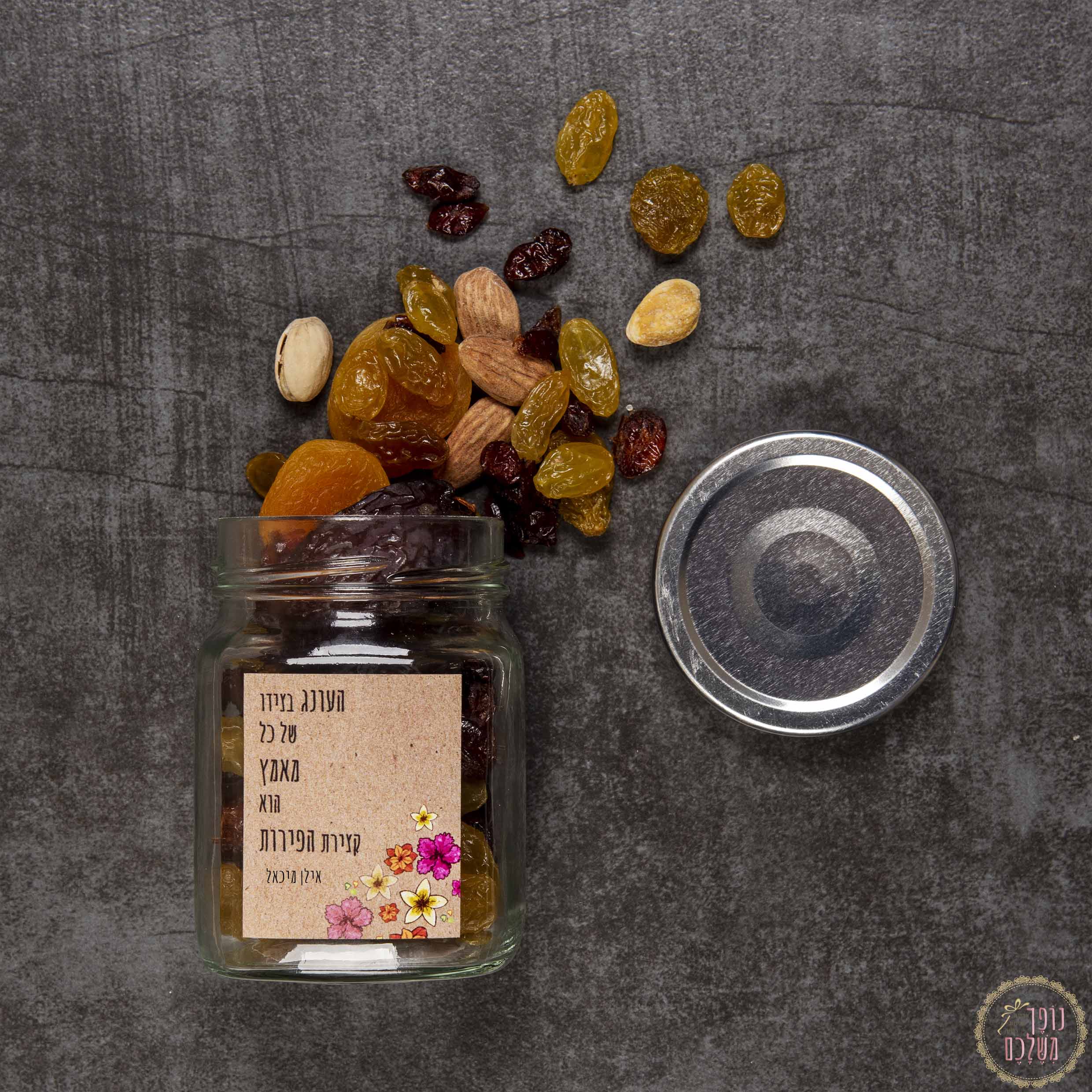 טו בשבט בצנצנת- מתנות לטו בשבט - נופך משלכם