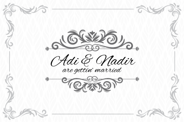 וינטאג' - הזמנה לחתונה - נופך משלכם